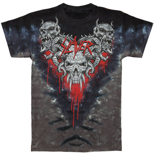 Slayer Hell Awaits Tie Dye T-shirt Front