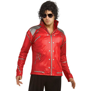 Beat It Red Adult Michael Jackson Jacket Costume Front