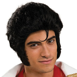 Adult Elvis Presley Wig Costume Accessory Front