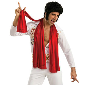 Elvis Presley 3 Pieces of Scarves Costume Accessory Front