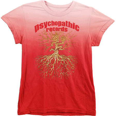 Red Dip Dye Hatchet Roots Tissue Junior Top