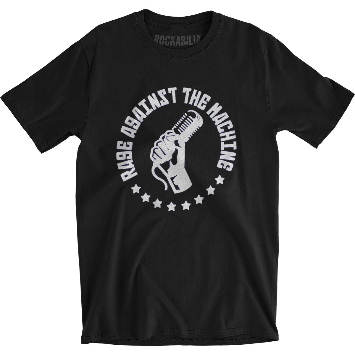 Rage Against The Machine Retail Mic Fist Slim Fit T-shirt Front