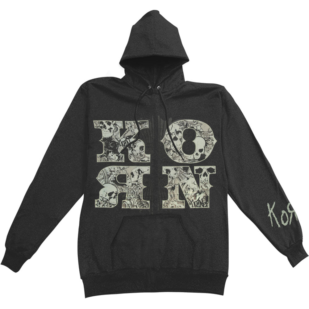 Korn Skull And Letter Hooded Sweatshirt