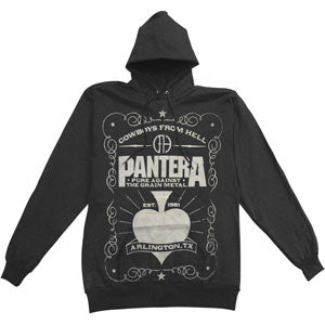 Pantera Ace Spade Hooded Sweatshirt Front
