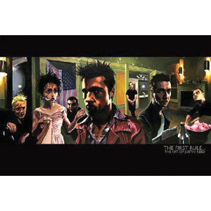 Fight Club The First Rule Domestic Poster Front