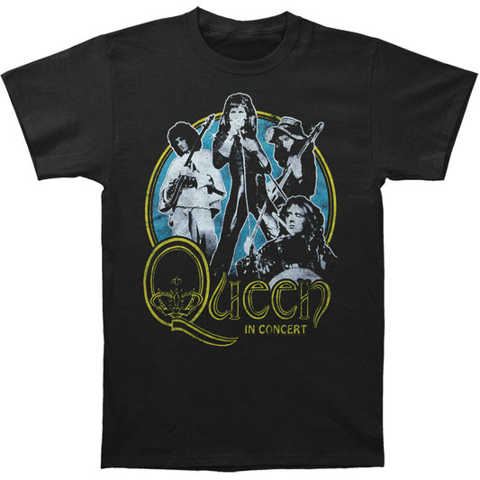 Queen In Concert Slim Fit T-shirt Front