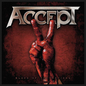 Accept Blood Of The Nations Woven Patch