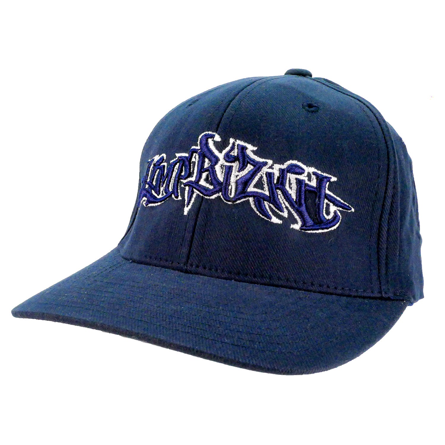 Navy Fitted Cap Old English Logo Baseball Cap