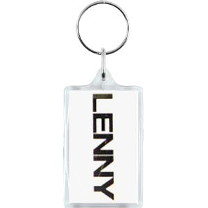 Lenny Kravitz Logo Plastic Key Chain Front