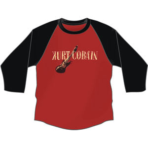 Nirvana Guitar Baseball Jersey Front