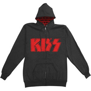 KISS Spirit Of '76 Zippered Hooded Sweatshirt Front