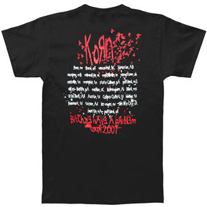 Korn Band Shot 07 Tour T-shirt Back