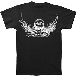 Korn Winged Skull T-shirt Front