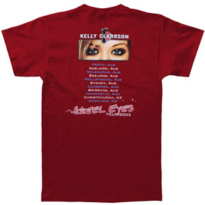 Kelly Clarkson Hazel Eyes Aus Tour T-shirt
