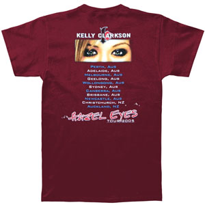 Kelly Clarkson Hazel Eyes Aus Tour T-shirt