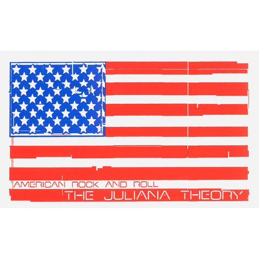 Juliana Theory Flag Sticker Front
