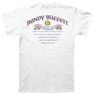 Jimmy Buffett Crest 07 Tour T-shirt Back