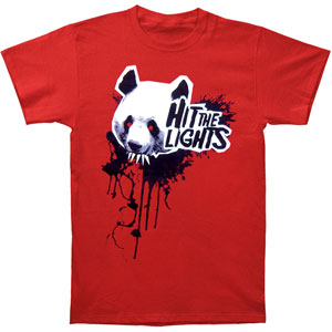 Hit The Lights Panda Slim Fit T-shirt