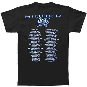 Hinder Hinder Black Flames Photo Tour T-shirt