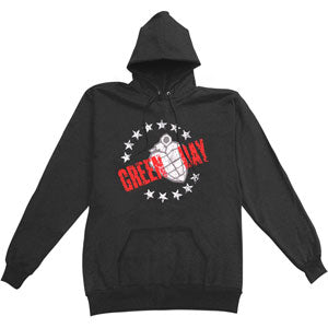 Green Day Circle Of Stars Hooded Sweatshirt Front