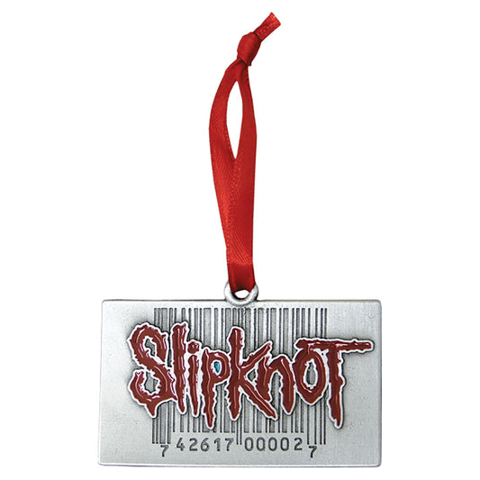 Slipknot Barcode Ornament Christmas Ornament Front