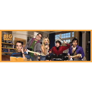Big Bang Theory Cast Slim Print Poster