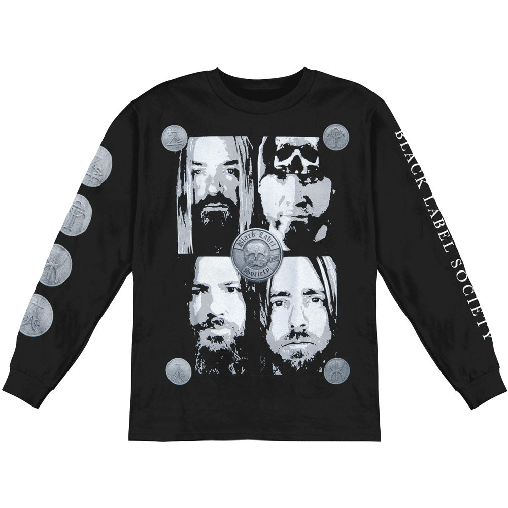 Black Label Society Faces Long Sleeve Front