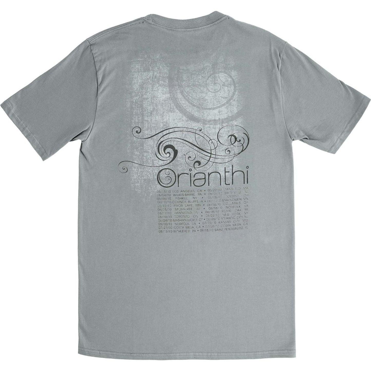 Orianthi Leather & Strings 2010 Tour Slim Fit T-shirt Back