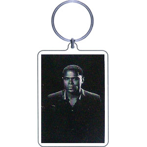 Black Summer's Night Plastic Key Chain
