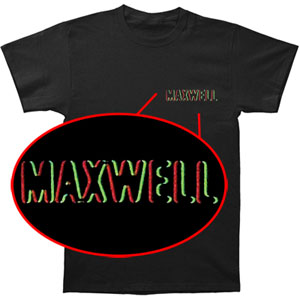 Maxwell Live 2008 Tour T-shirt