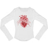 Big Heart Long Sleeve Thermal Girls Jr Thermal Long Sleeve