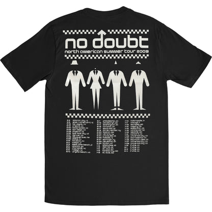No Doubt Arrows 2009 Tour Slim Fit T-shirt Back
