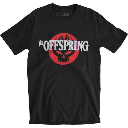 Offspring Flame Skull Slim Fit T-shirt Front