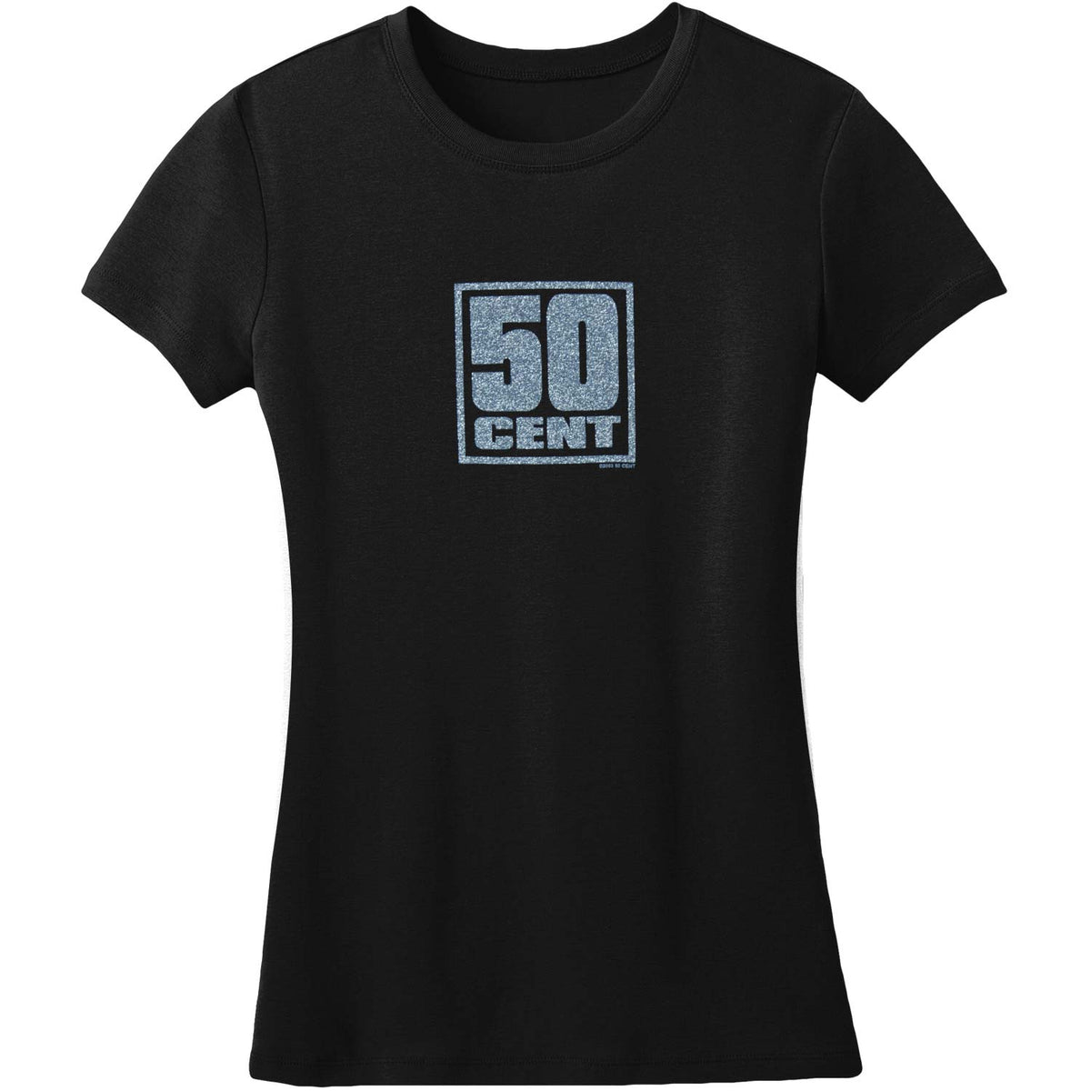 50 Cent Sparkle Logo Junior Top Front