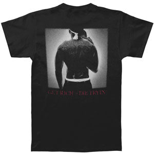 50 Cent Get Rich T-shirt Back