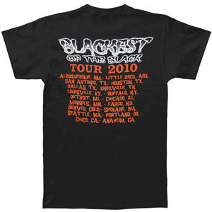 Danzig Blackest Of The Black 2010 Tour T-shirt Back