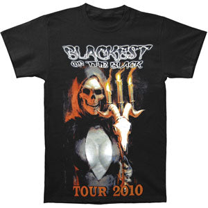 Danzig Blackest Of The Black 2010 Tour T-shirt Front