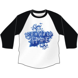 Crowded House Paint Stroke Baseball Jersey Front