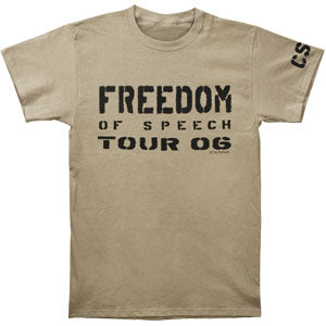 Crosby Stills Nash Young Freedom Of Speech 06 Tour T-shirt Front