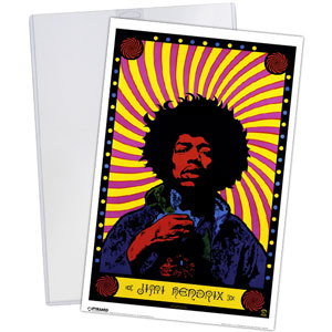Jimi Hendrix Psychedelic Poster Print Front