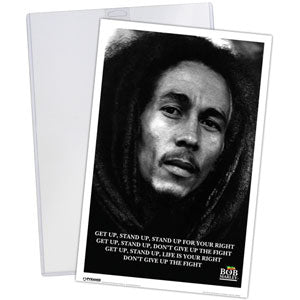 Bob Marley Get Up Stand Up Poster Print