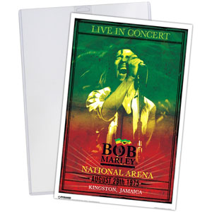 Bob Marley Concert Poster Print