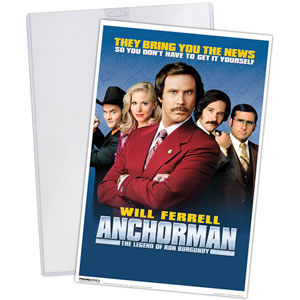 Anchorman: The Legend Of Ron Burgandy Cast Poster Print