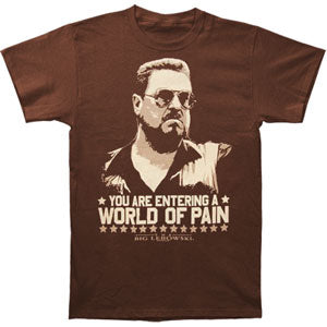 Big Lebowski World Of Pain Slim Fit T-shirt