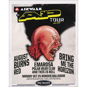 August Burns Red Concert Promo Poster Front
