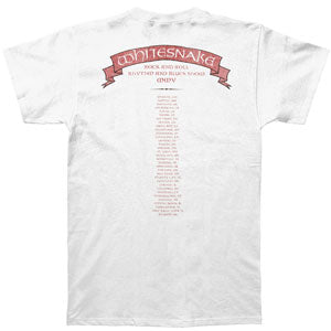 Whitesnake Flag Tattoo Tour T-shirt