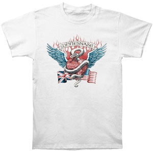 Whitesnake Flag Tattoo Tour T-shirt