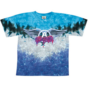 Aerosmith Wings Logo Tie Dye T-shirt Front