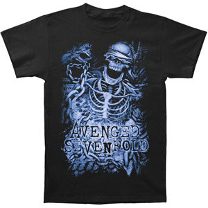 Avenged Sevenfold Chained Skeleton T-shirt Front