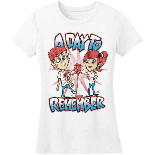 A Day To Remember Girls Are Mean Junior Top Front